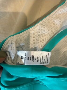 Running Girl Women's Teal Sports Bra - XL